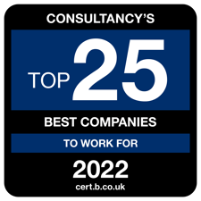 Consultancy's Top 25 Best Companies to Work For - 2022