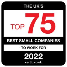 UK's Top 50 Best Small Companies to Work For - 2022