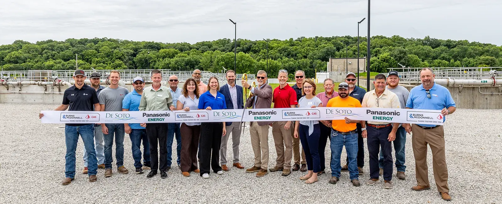 De Soto Wastewater Treatment Plant Ribbon Cutting