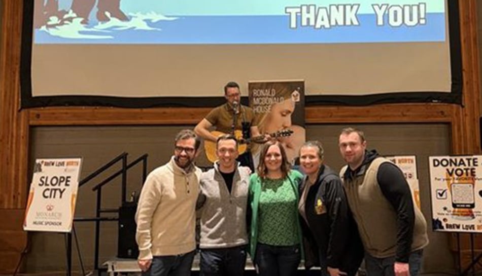 Burns &amp; McDonnell employee-owners at Brew North event in Duluth