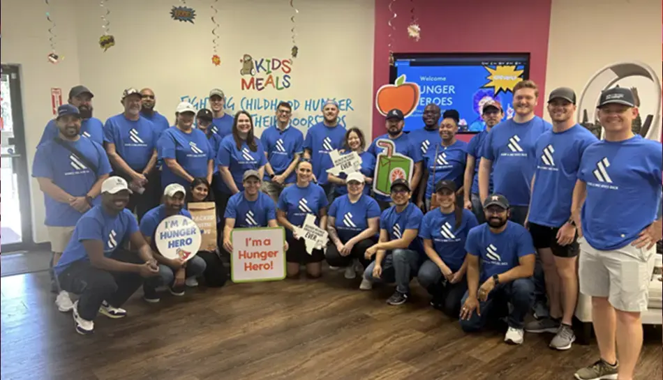 volunteer team at Kids' Meals