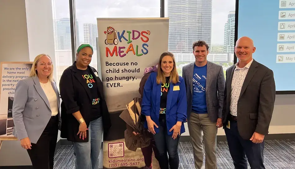volunteers at Kids' Meals event