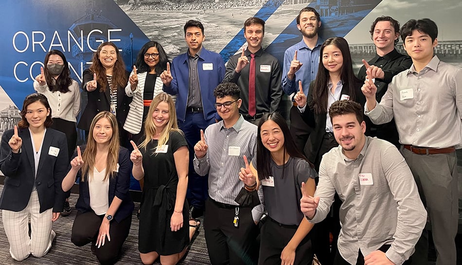 Summer interns group photo