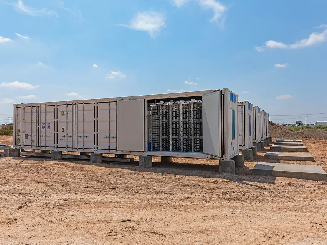 battery units in place