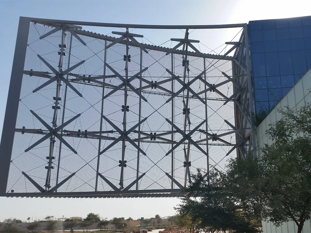 infrastructure for exterior multistory digital screen