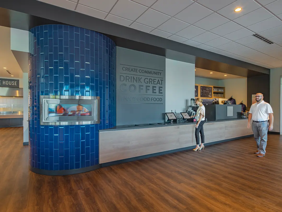 coffee bar in corporate setting