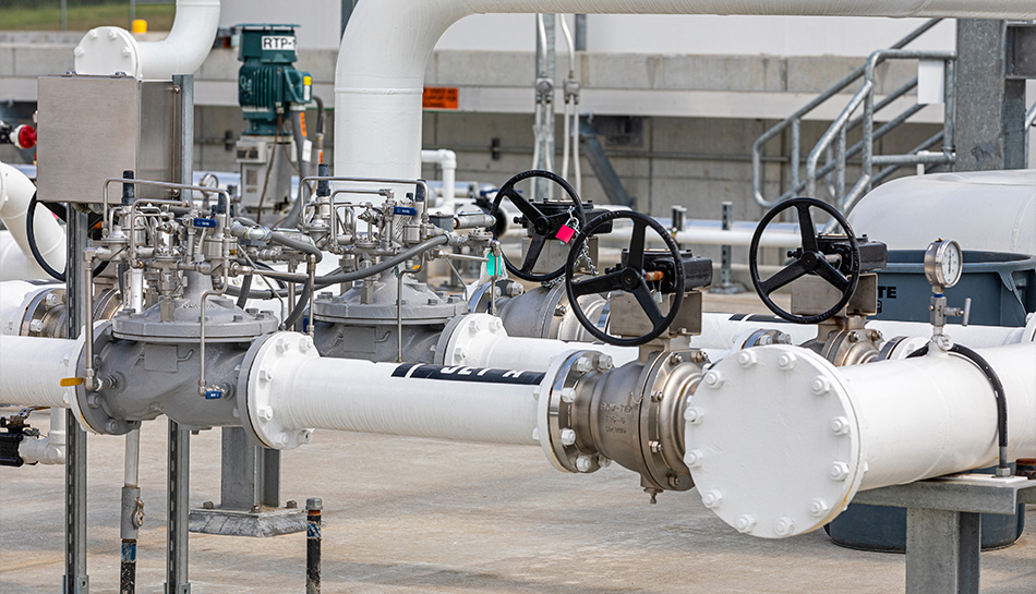 fuel system piping and valves