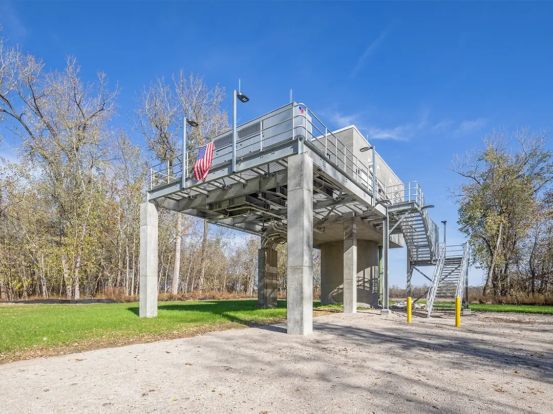 exterior elevated building