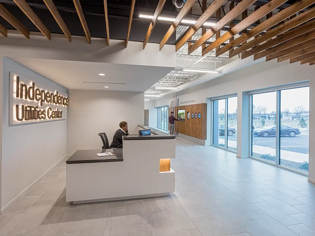lobby reception area