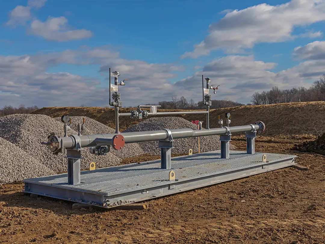 aboveground pipeline equipment
