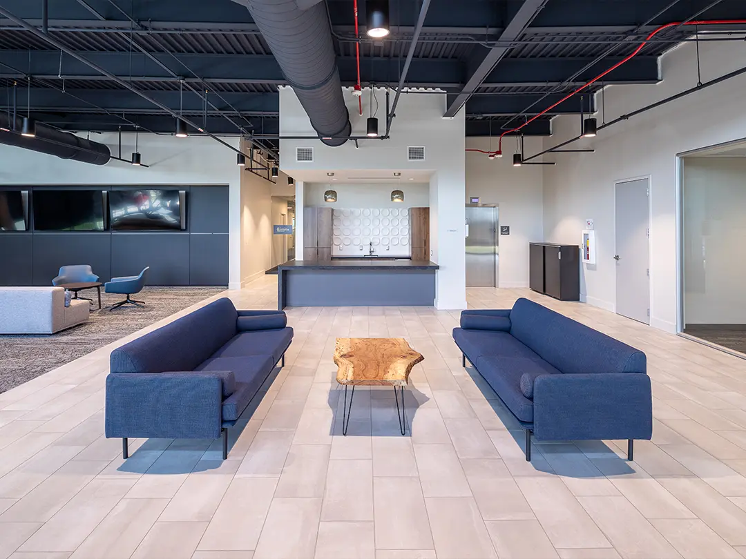 casual seating areas near kitchenette