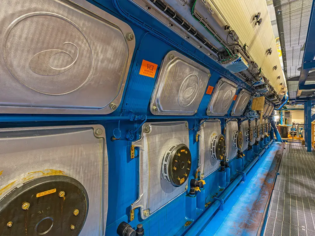 interior equipment closeup