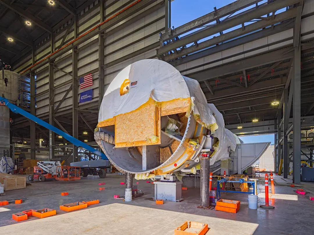 construction under way at Pioneer Generation Station Phase 4