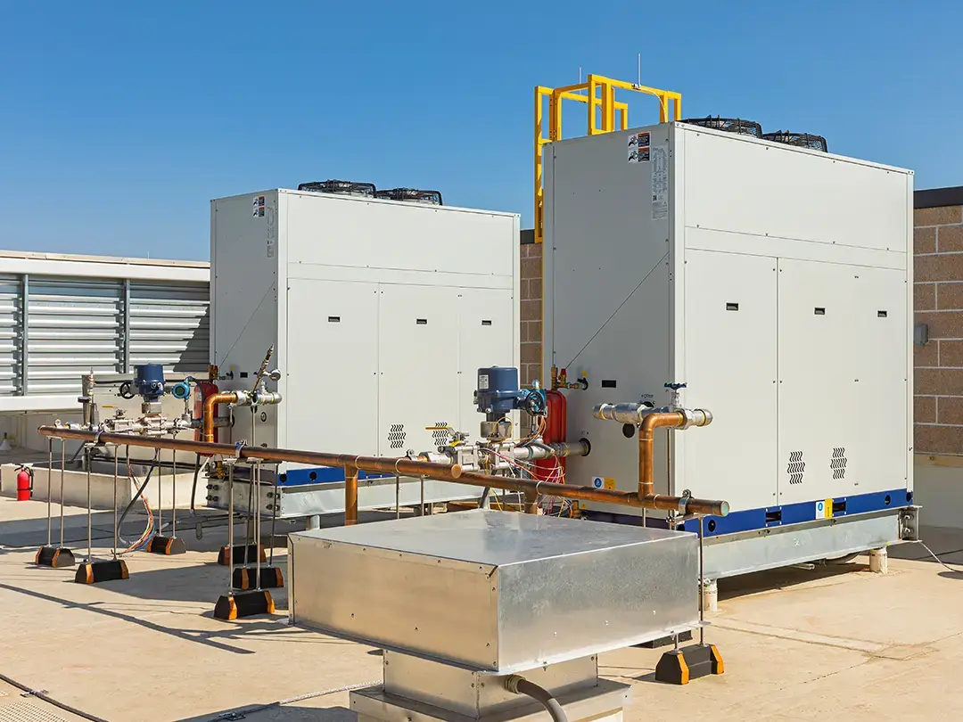 exterior piping and equipment