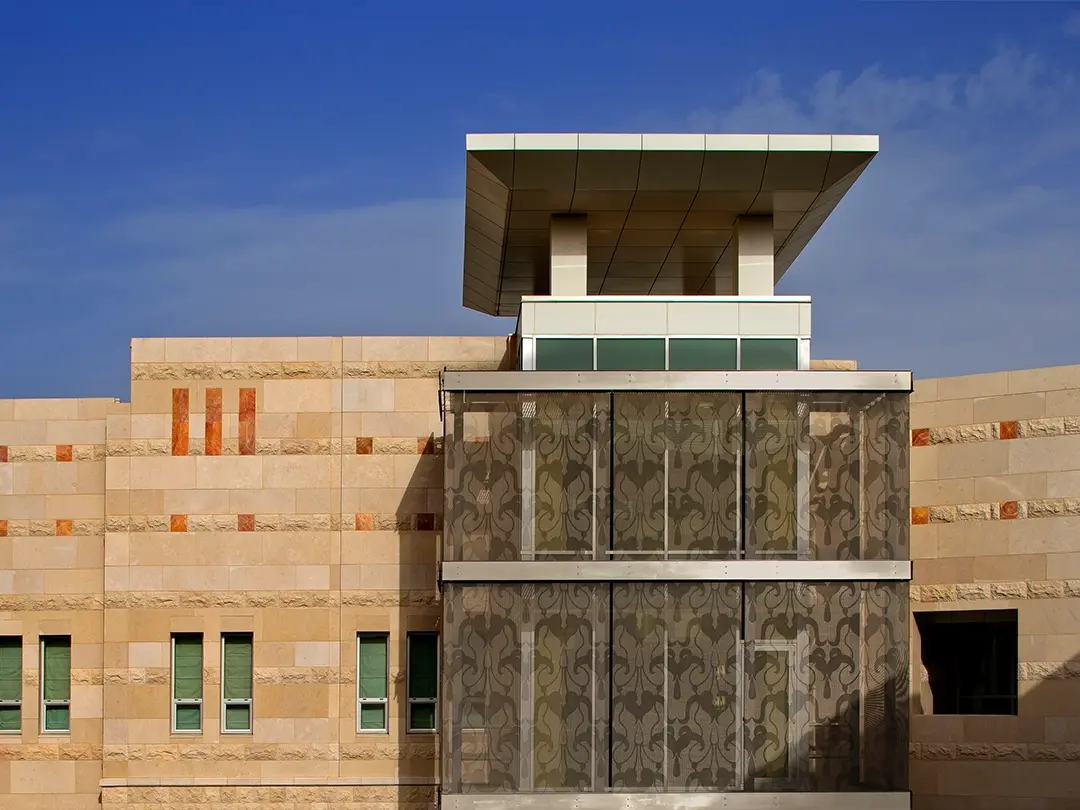 upper architectural feature of building