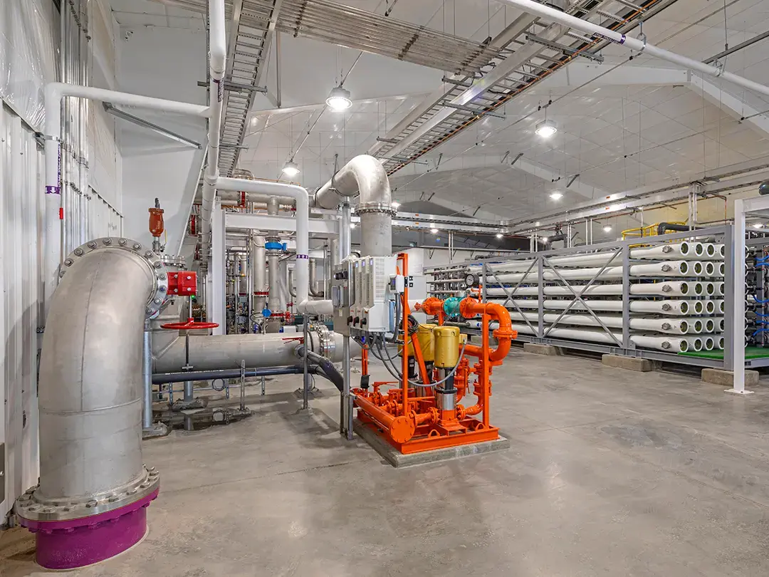 interior piping, systems and membranes