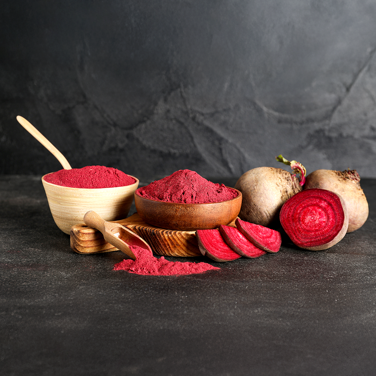collection of food items used for natural dyes